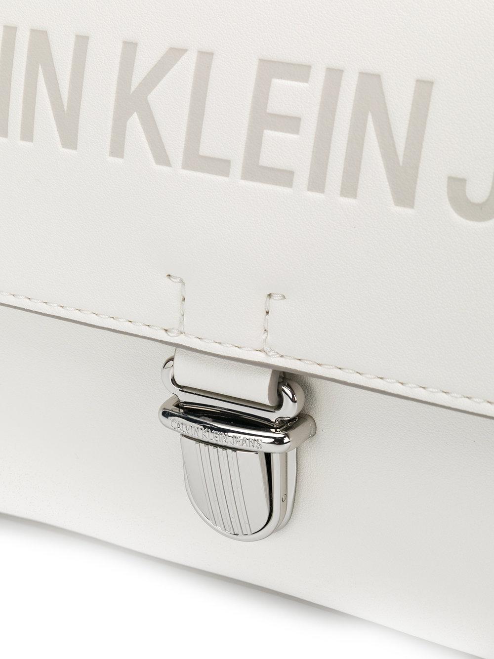 Calvin Klein Denim Logo Cross Body Bag 