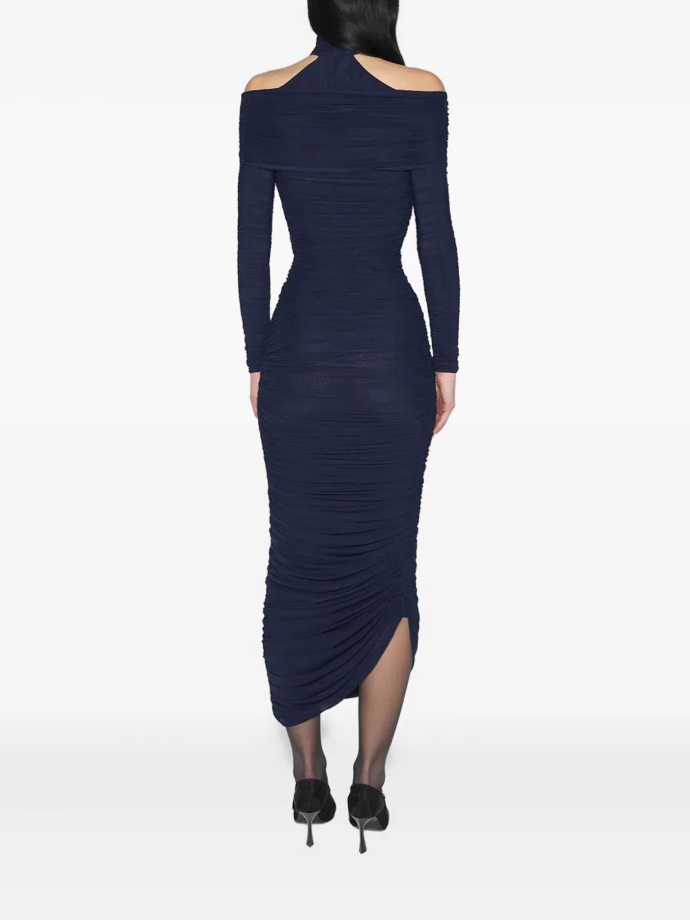 blue ivy gold dress Olandria Maxi Dress in Baby Blue