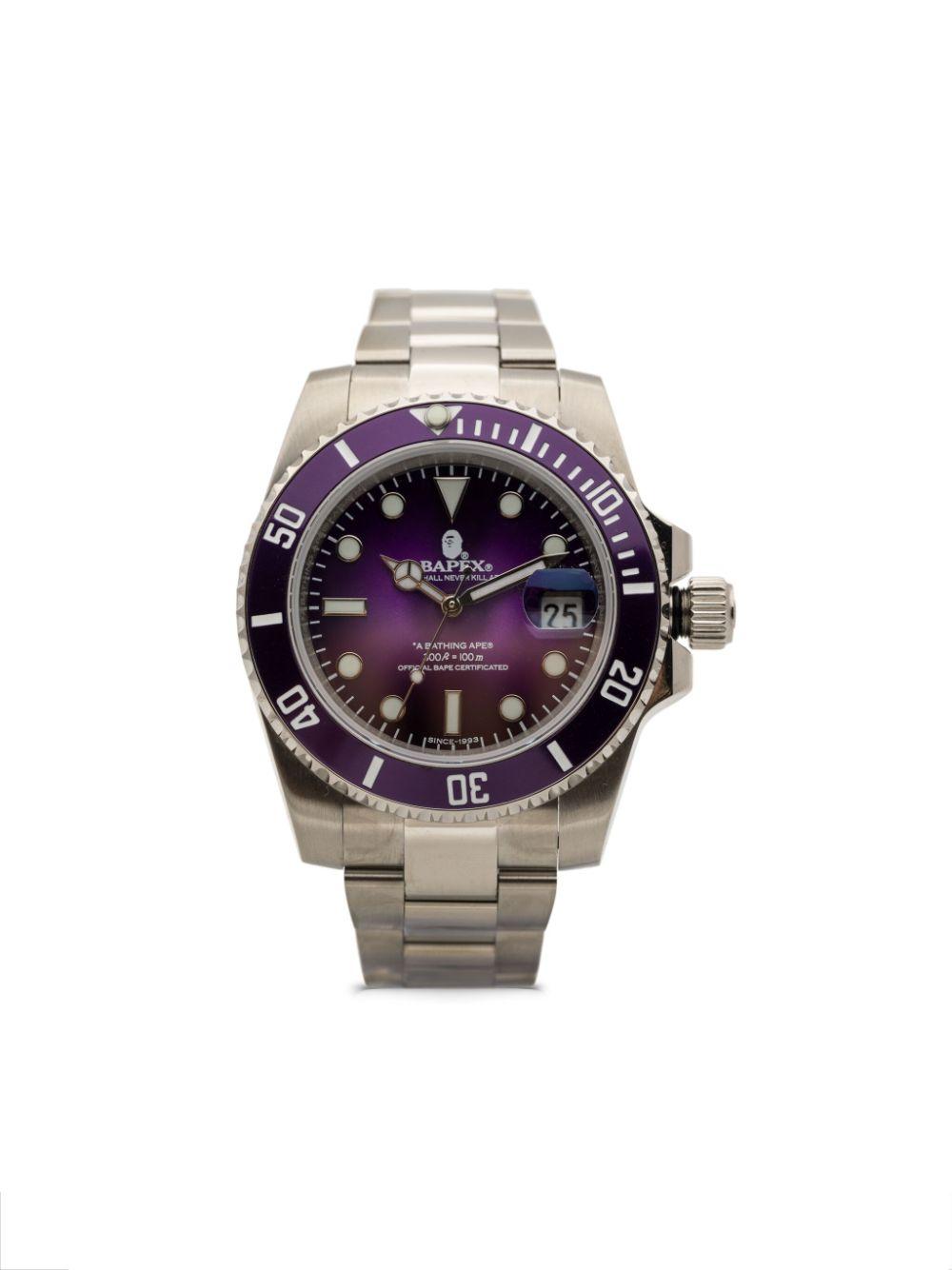 A Bathing Ape メンズ パープル Type 1 Bapex 腕時計 時計