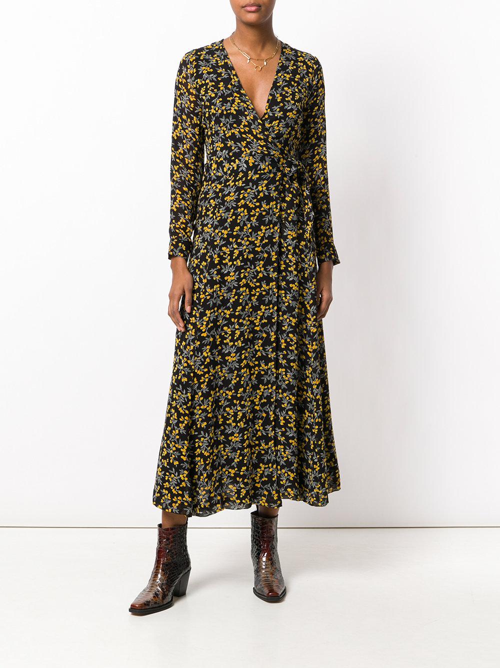 ganni marceau georgette dress