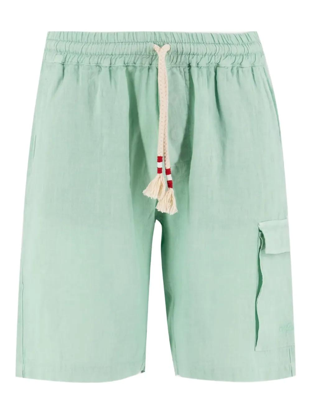Mc2 Saint Barth Drawstring Cargo Shorts in Green for Men Lyst UK