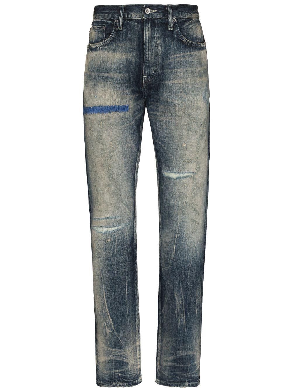 Neighborhood Denim Savage Straight-leg Jeans in Blue for Men - Lyst
