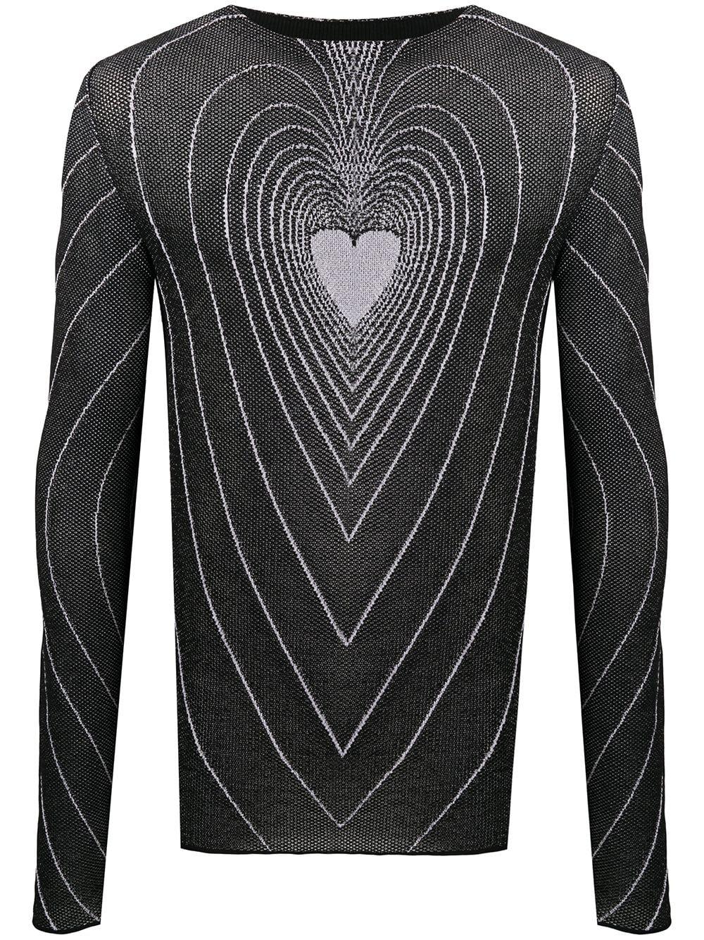 round neck black sweater