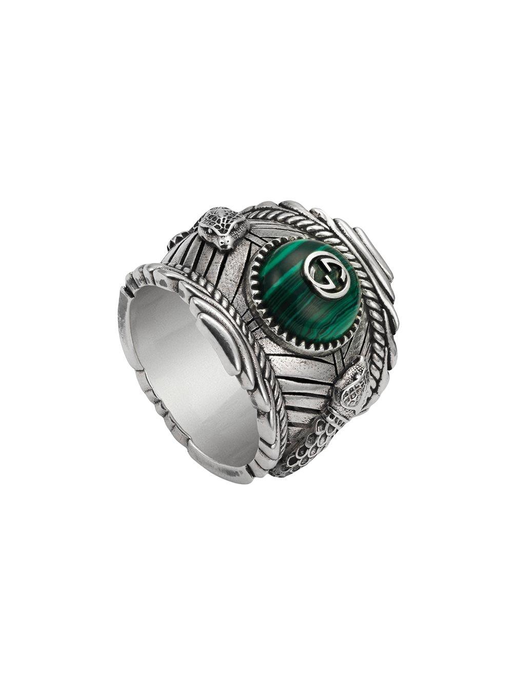 Gucci Garden Ring in Green for Men | Lyst