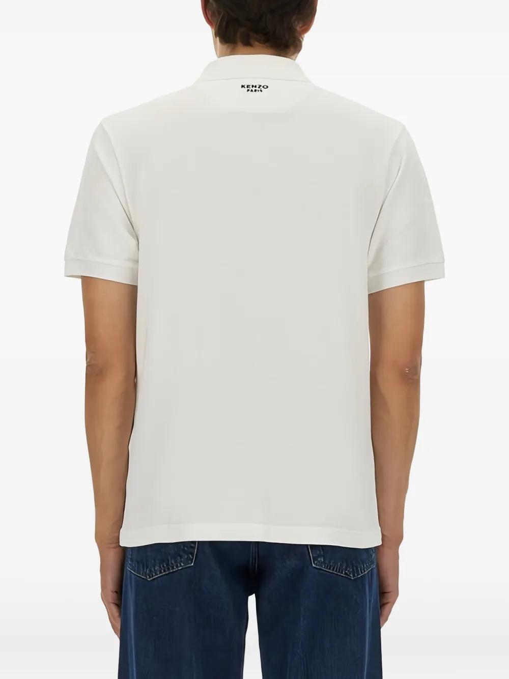 Tシャツ・カットソー KENZO Men Polo Shirts FC65PO0024PU 01 White KENZO: Polo shirt men - White | Kenzo polo shirt