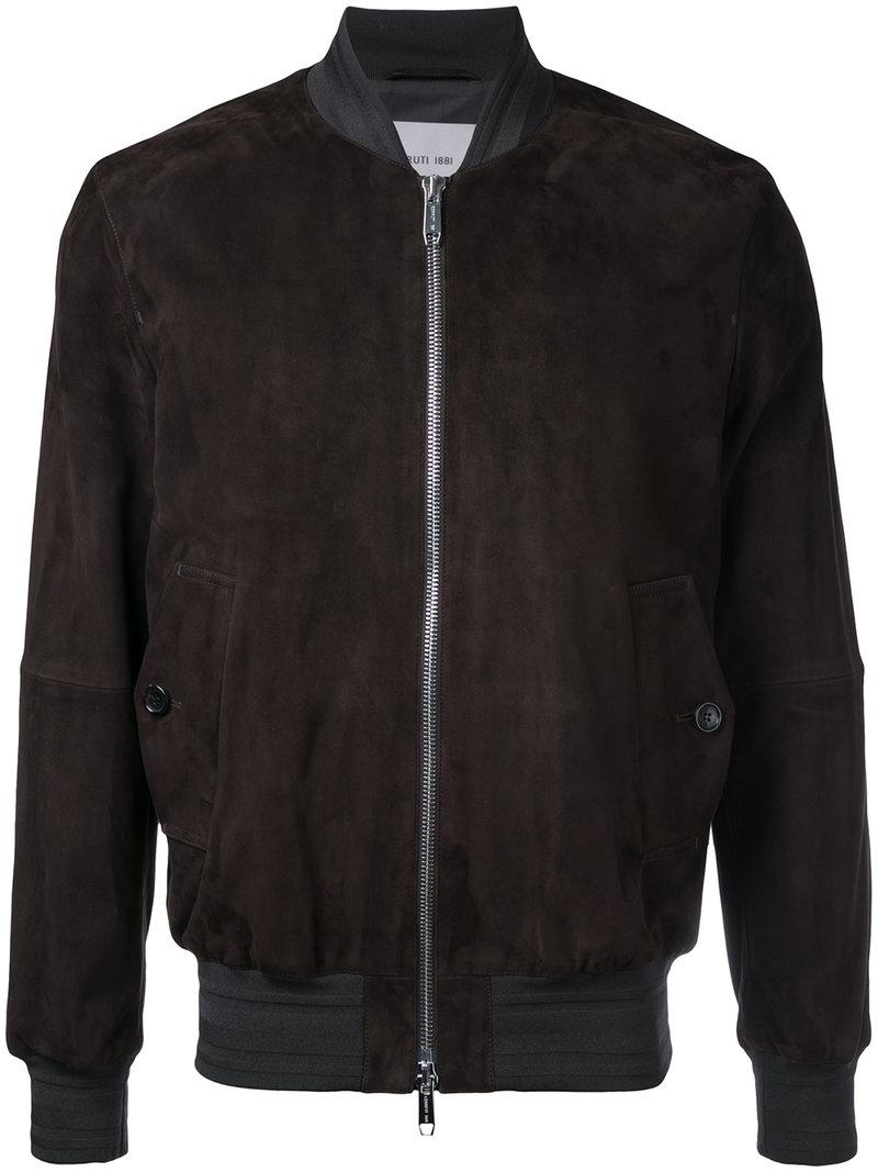 cerruti leather jacket