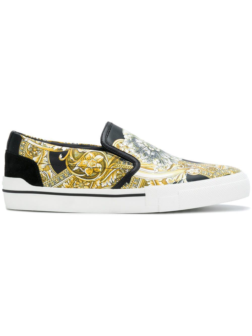 versace slip on sneakers