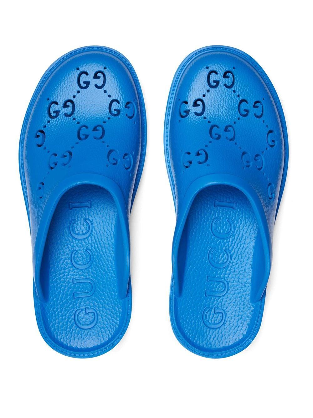 Gucci Slip On Sandal in Blue for Men | Lyst