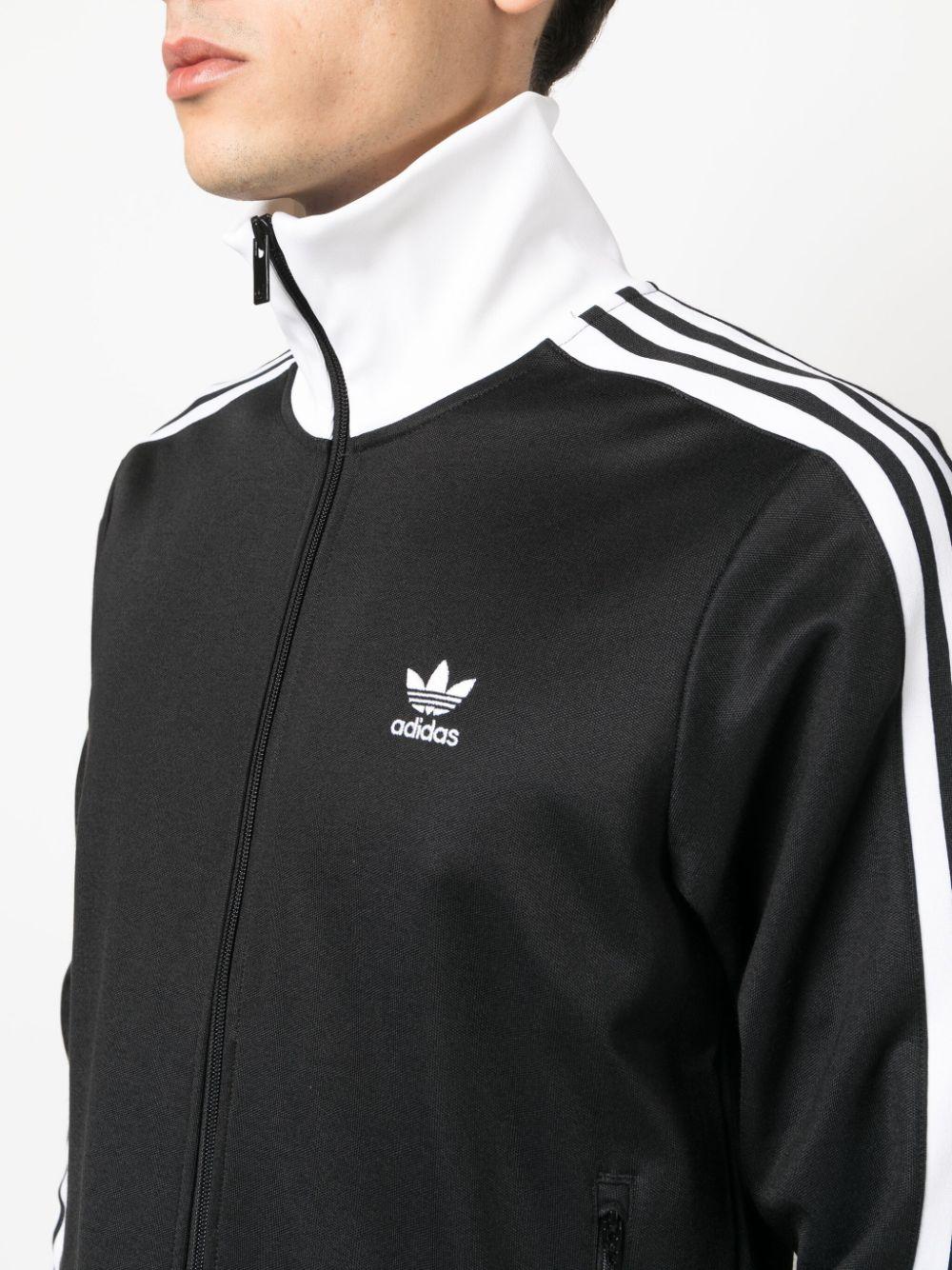 adidas Beckenbauer Adicolor Classic Zip-up Sweatshirt in Black for Men |  Lyst