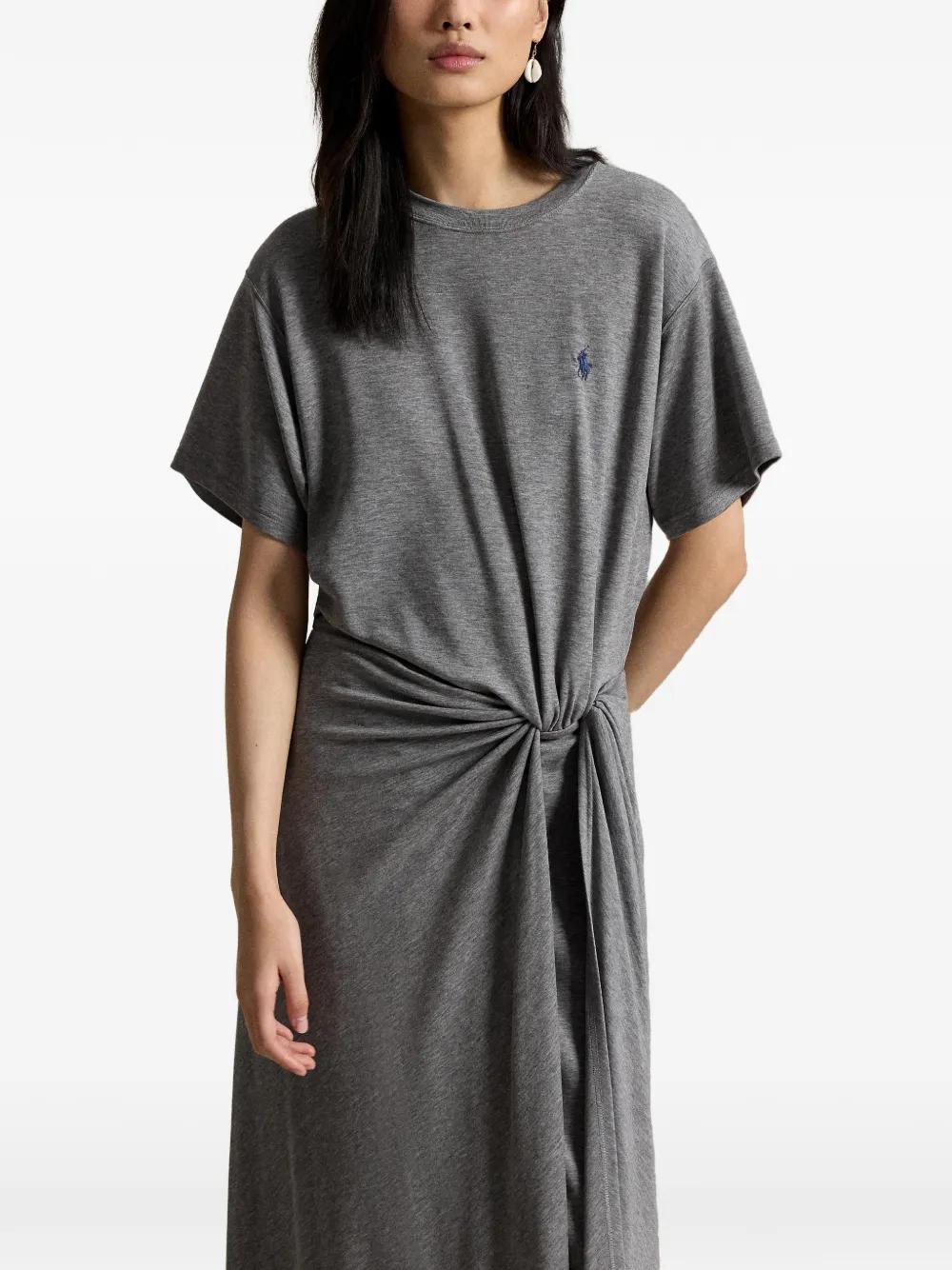 polo ralph lauren striped t shirt dress Lauren Ralph Lauren Women's Striped Ribbed Crewneck T-Shirt Dress