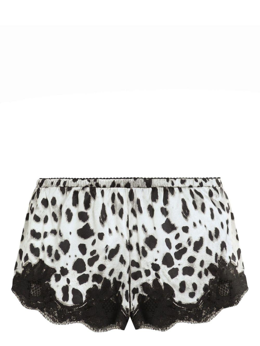 Dolce & Gabbana レディース ホワイト レオパード ショート