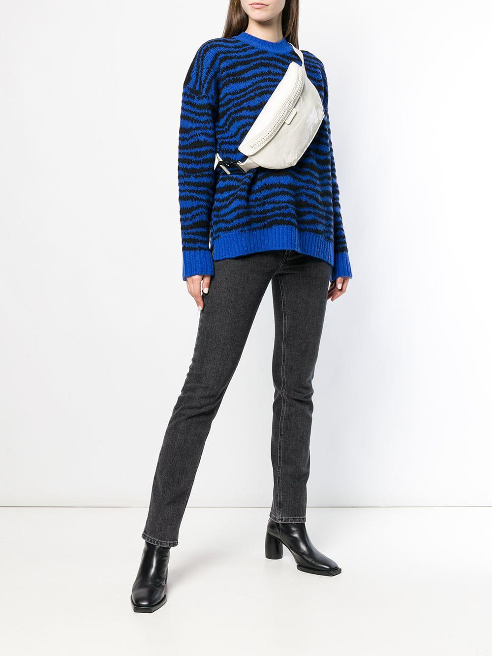 blue zebra cardigan