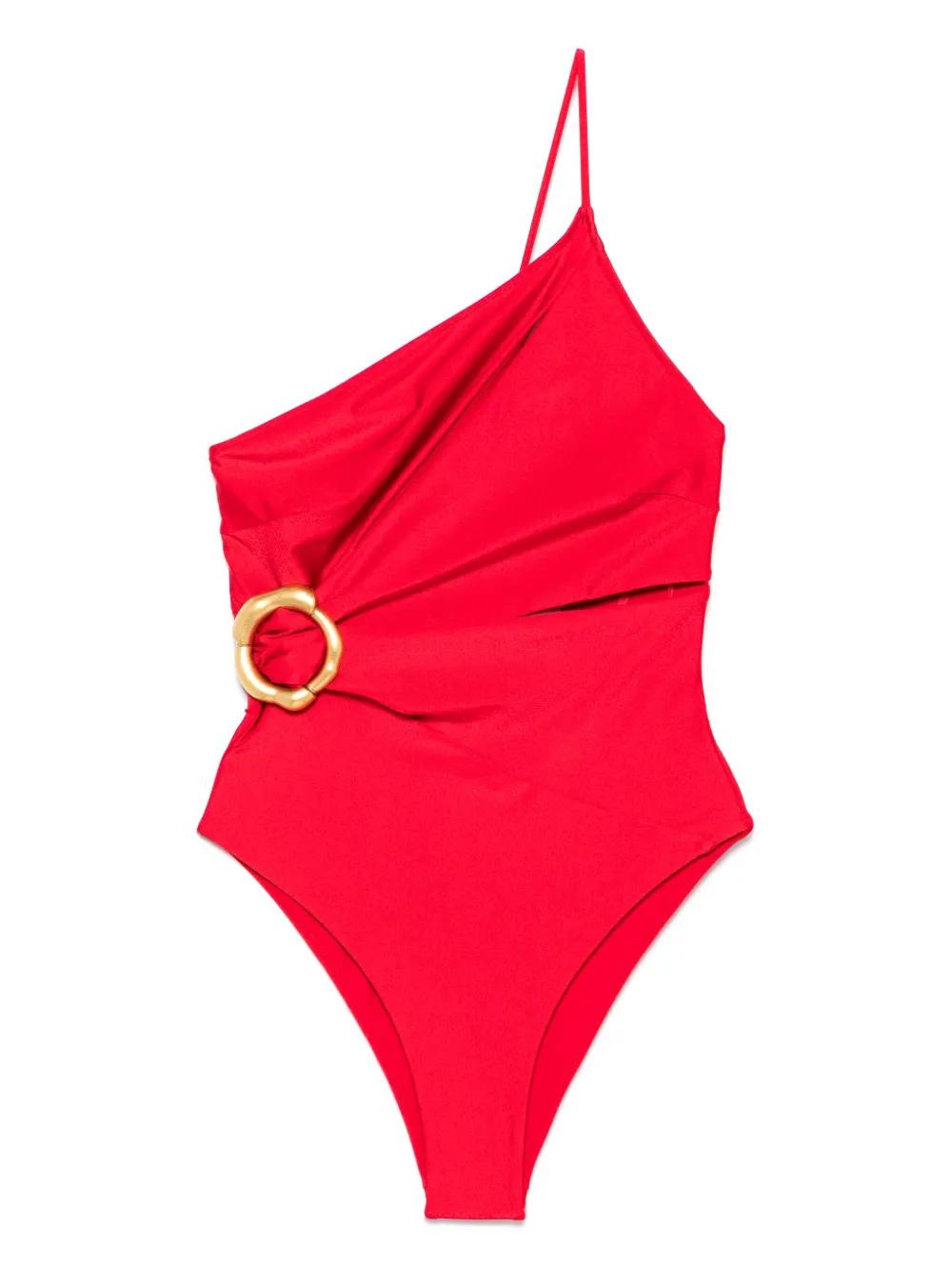 水着・ビーチグッズその他 CULT GAIA Women Beachwear OP3991TR1684GRZ Red Cult Gaia 281841 Women's Aster One Piece Swimsuit, Bloom