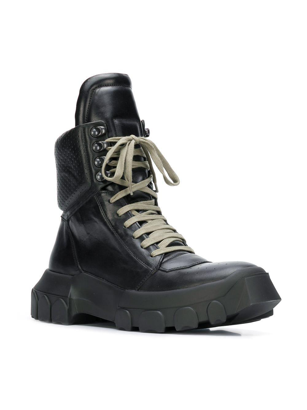 rick owens tractor dunk boots