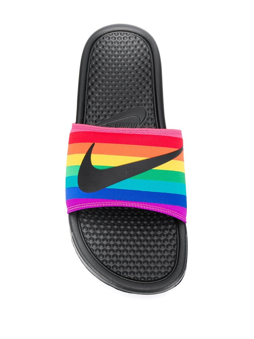 rainbow slides nike