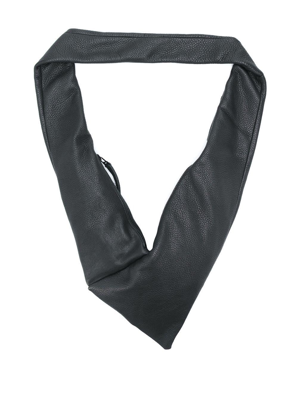 Trippen Leather Narrow Cross Body Bag in Black | Lyst