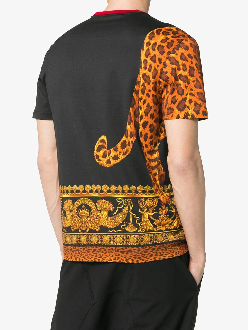versace wild print shirt