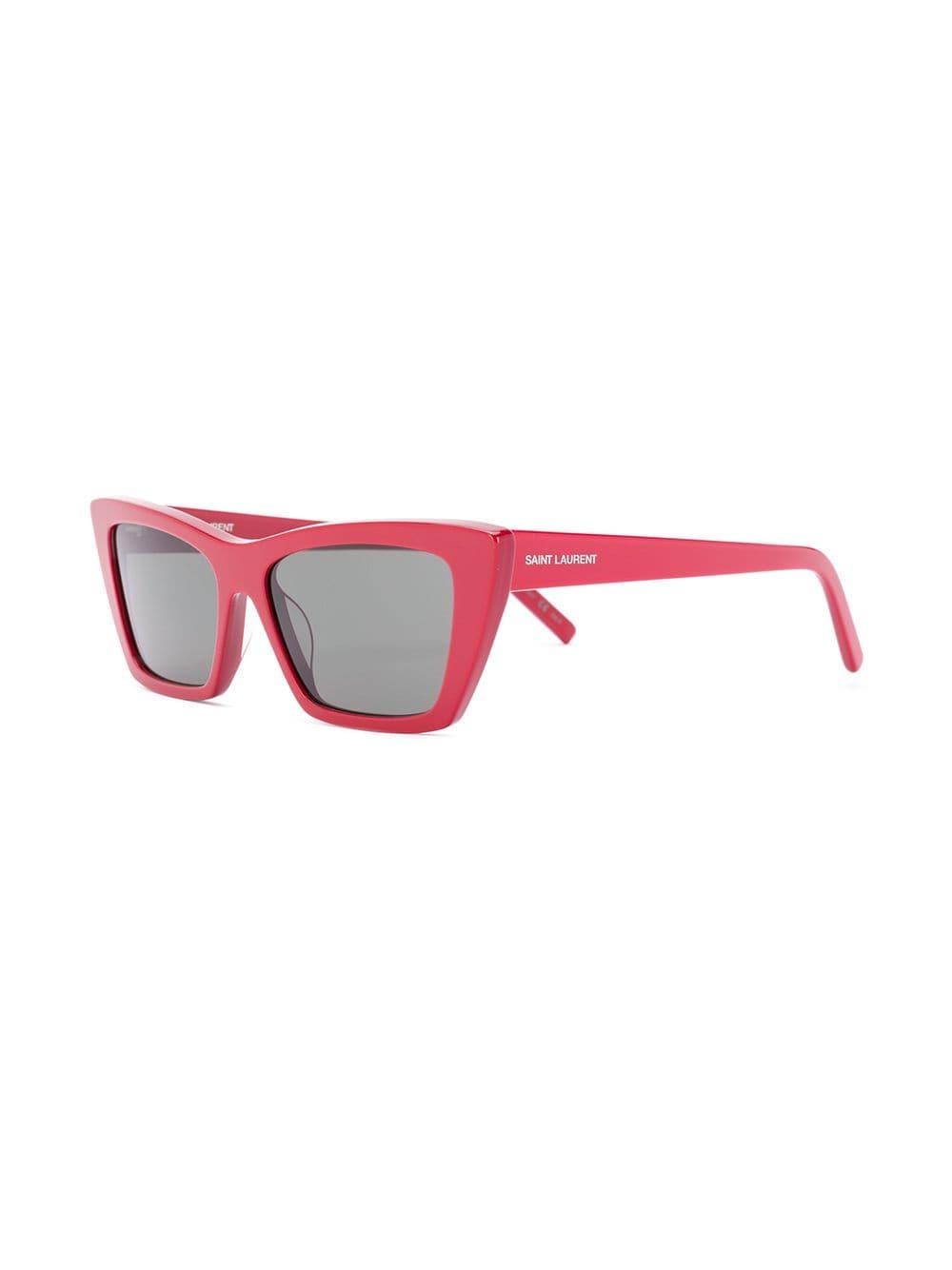 Saint Laurent New Wave Sl 276 Sunglasses in Red | Lyst
