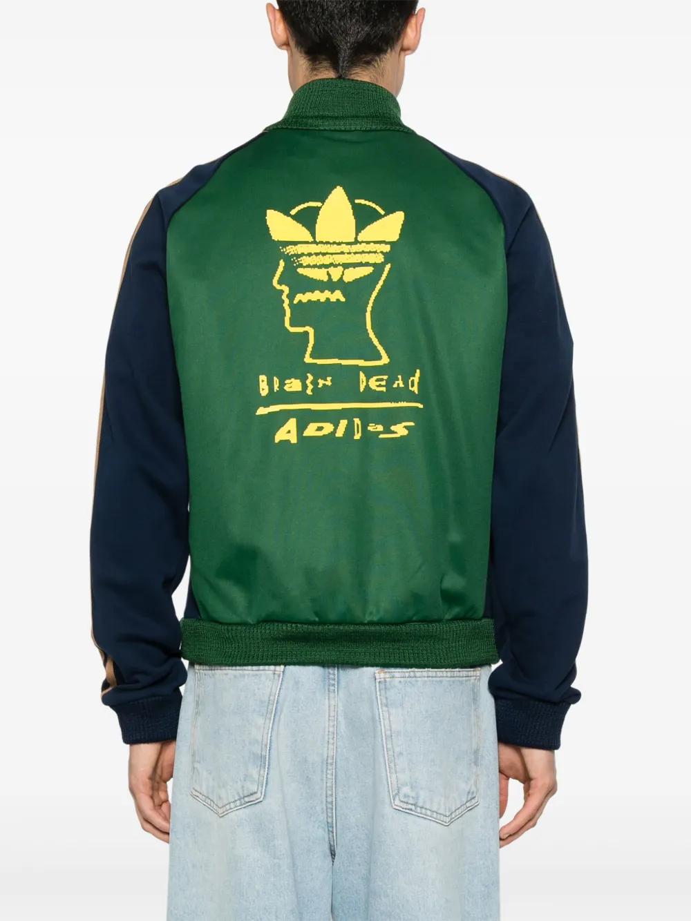 adidas X Brain Dead Track Jacket in Green for Men | Lyst