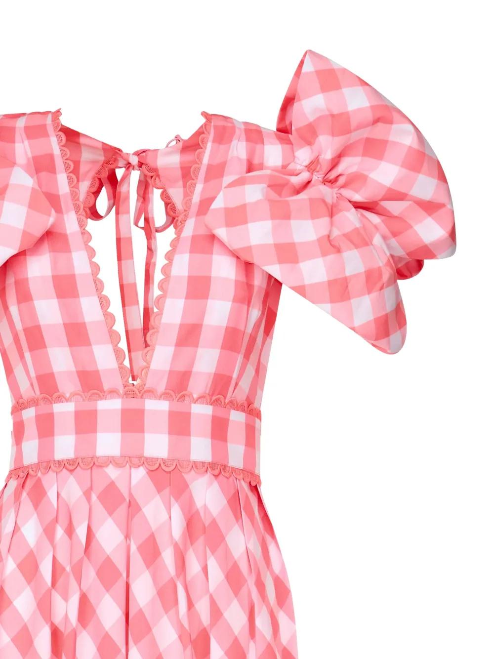 celia b curazao dress pink Pink Curazao Vichy Dress CeliaB Pink / XS