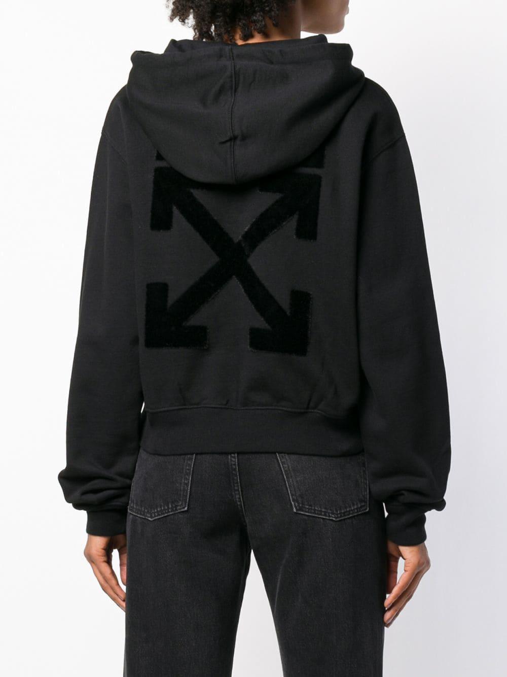 off white black arrow hoodie
