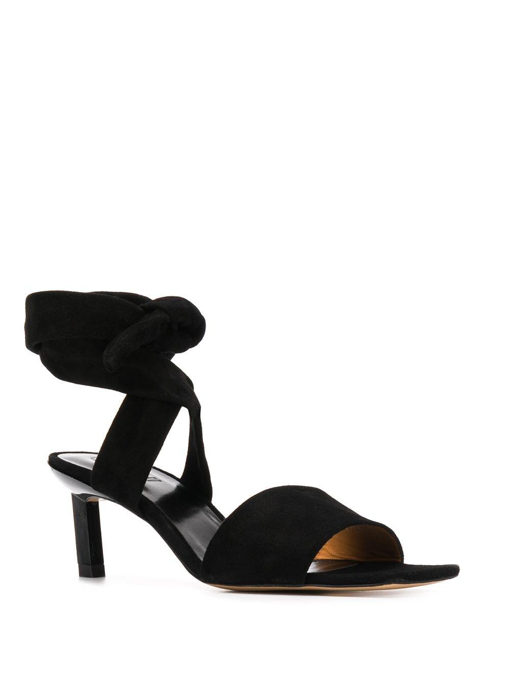 ganni sandals black