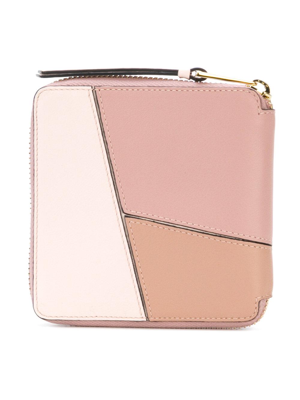 Loewe Small Puzzle Wallet in Pink | Lyst