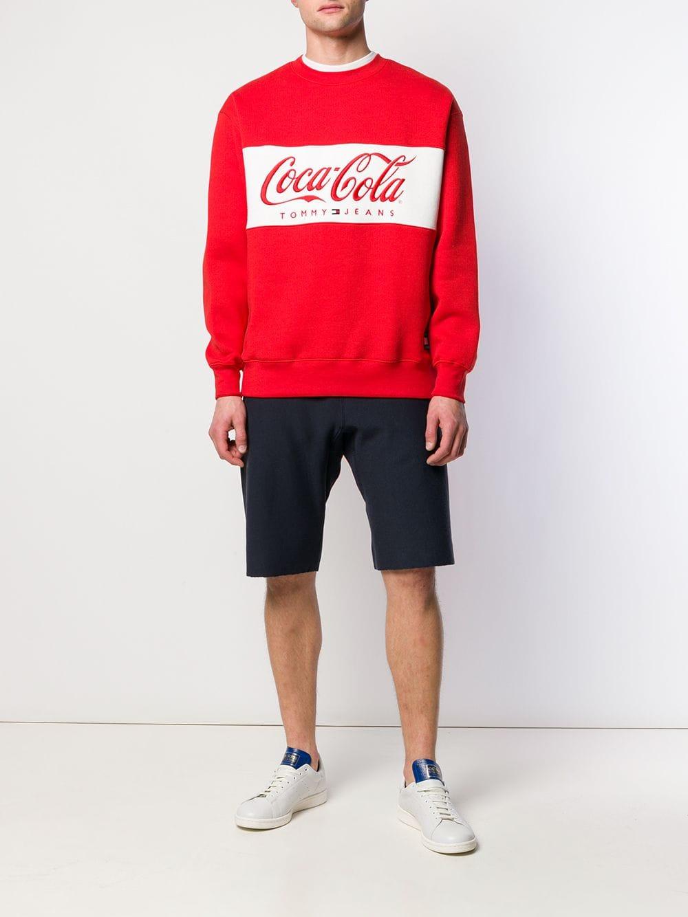 Tommy Hilfiger Denim Tommy X Coca Cola Sweatshirt in Red for Men | Lyst