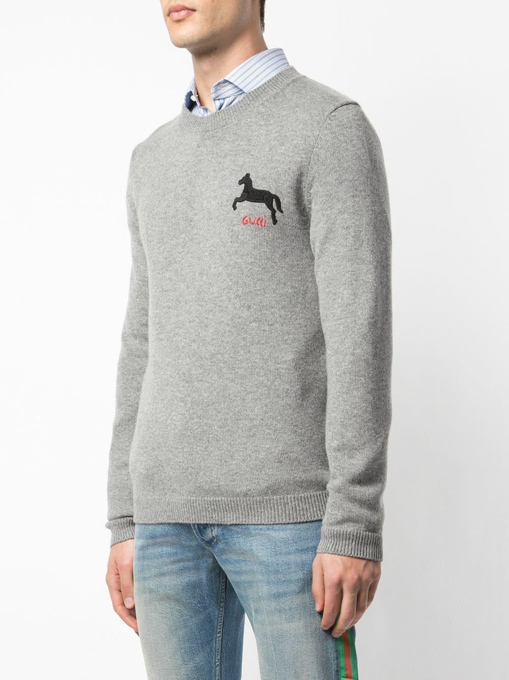 gucci horse cardigan