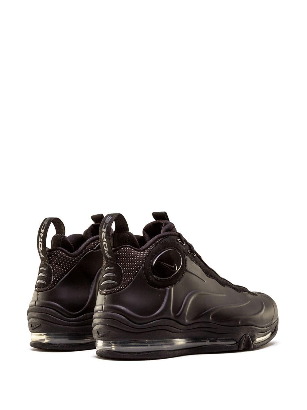 Nike Leather Total Air Foamposite Max Sneakers in Black for Men - Lyst