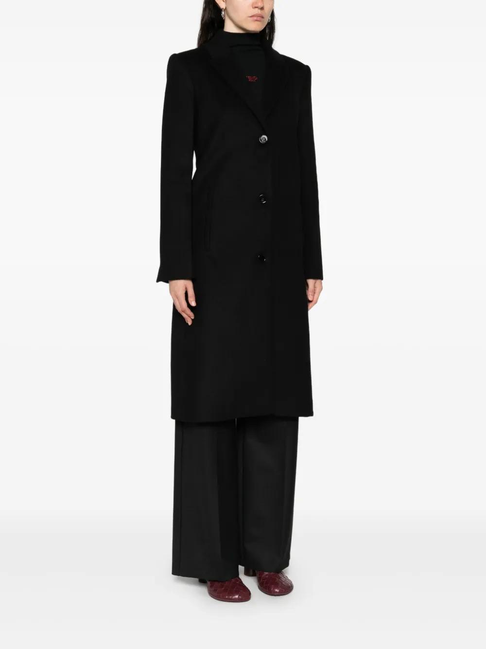 美品 PATRIZIA PEPE ウールカシミアコート 黒 イタリア製 42 Patrizia Pepe Coats for Women | Online Sale up to 42% off | Lyst