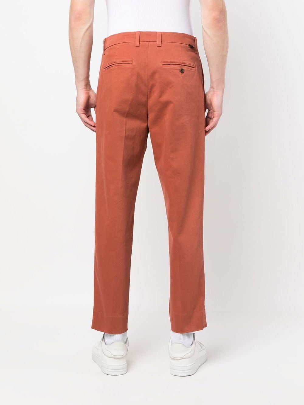 Haikure Straight-leg Chino Trousers in Red for Men | Lyst