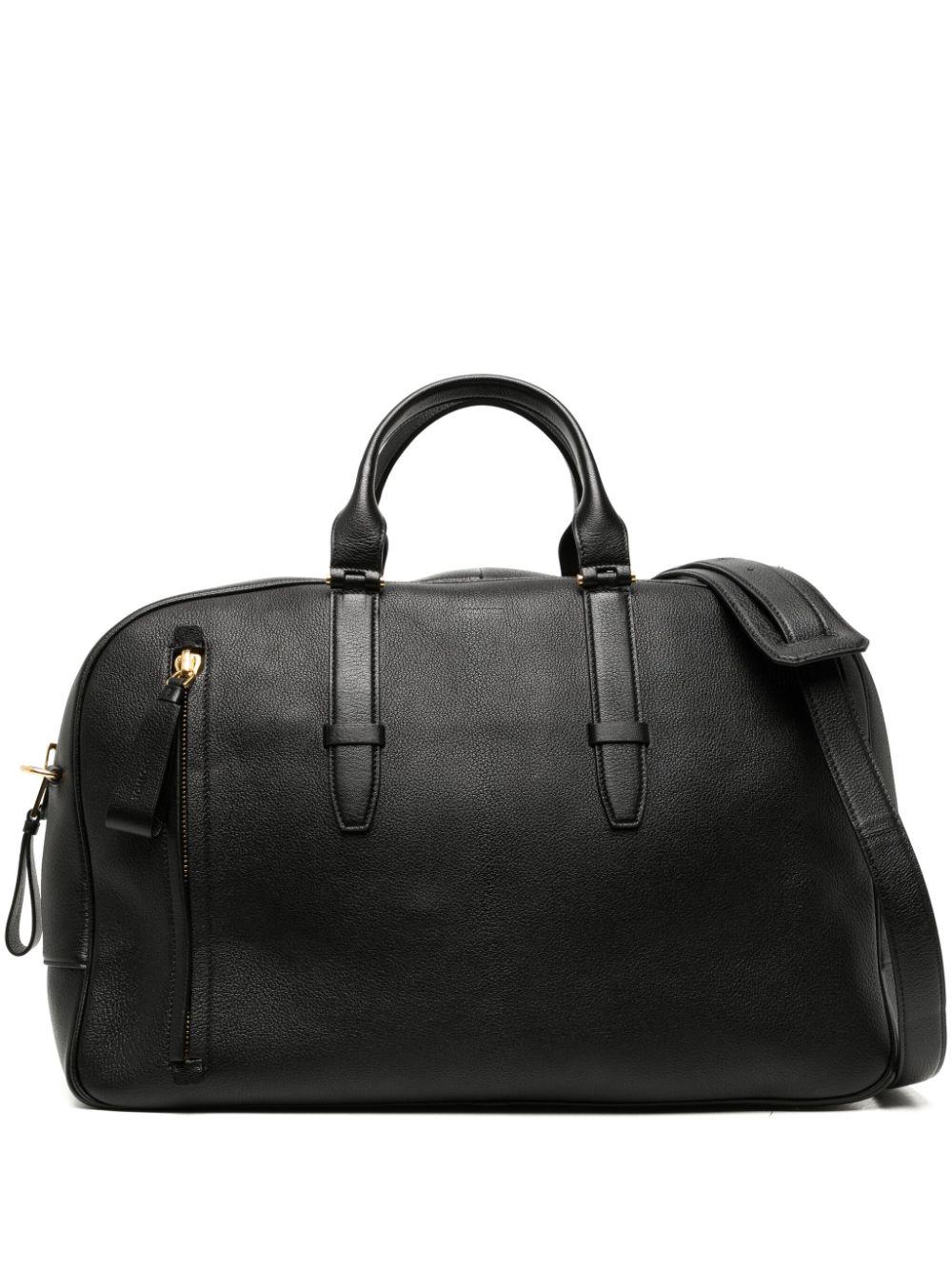 Tom Ford Leather Duffle Bag in Black for Men Lyst