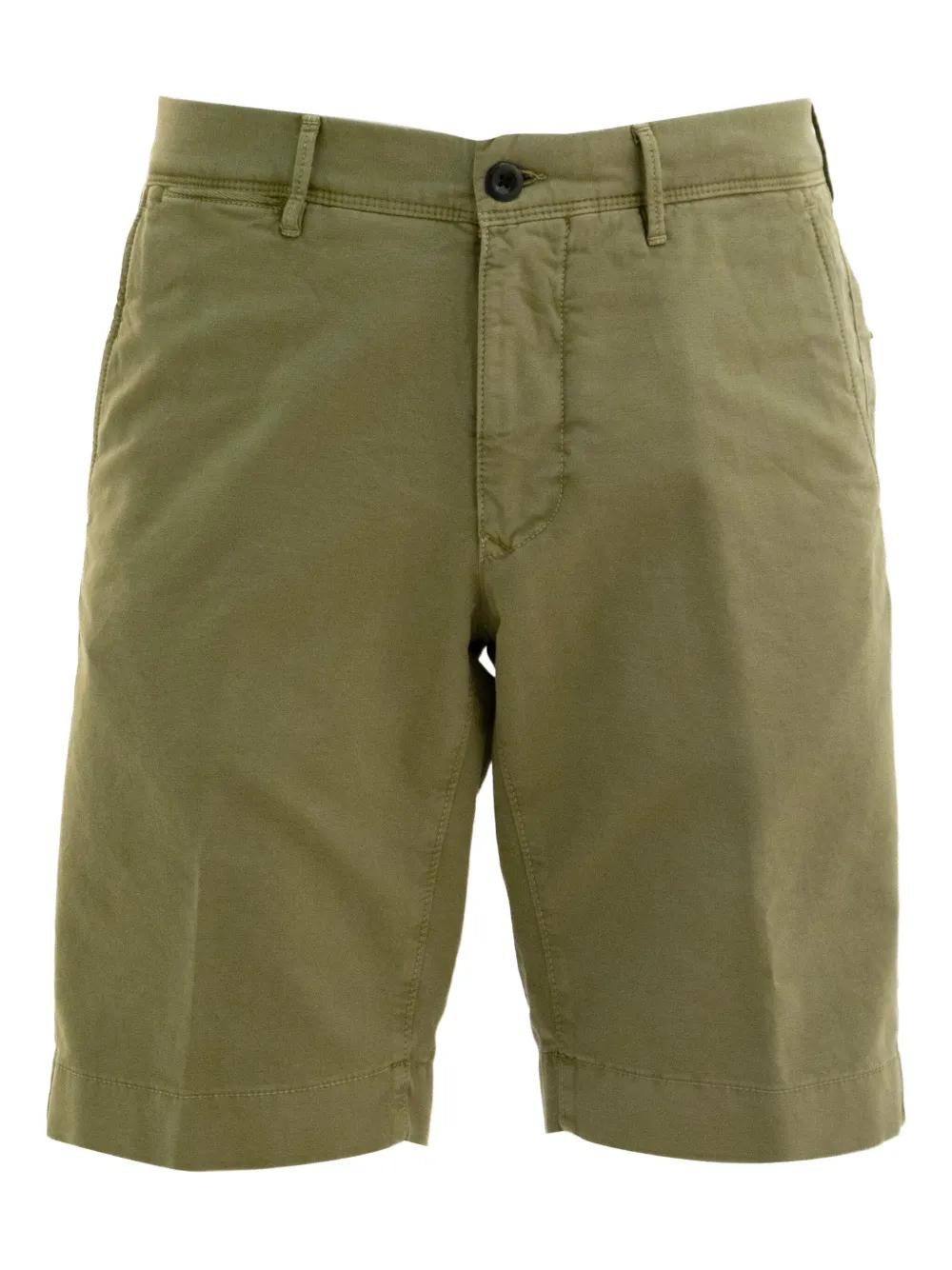 Incotex Cotton Shorts in Green for Men Lyst UK