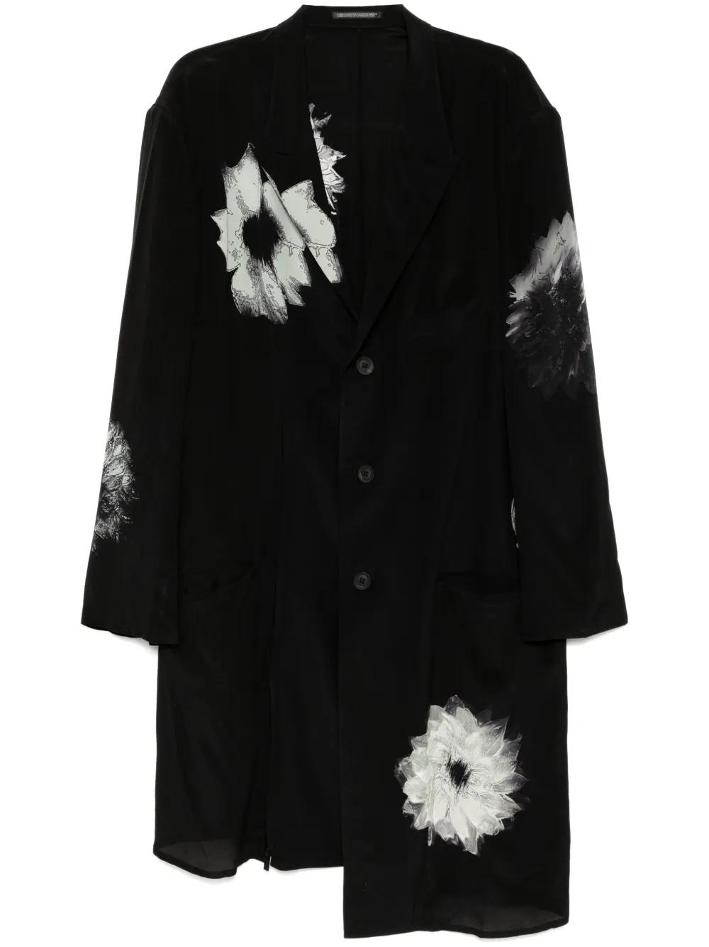 ジャケット・アウター Yohji Yamamoto 23aw ABSTRACT PRINT COAT Yohji Yamamoto 23aw ABSTRACT PRINT COAT