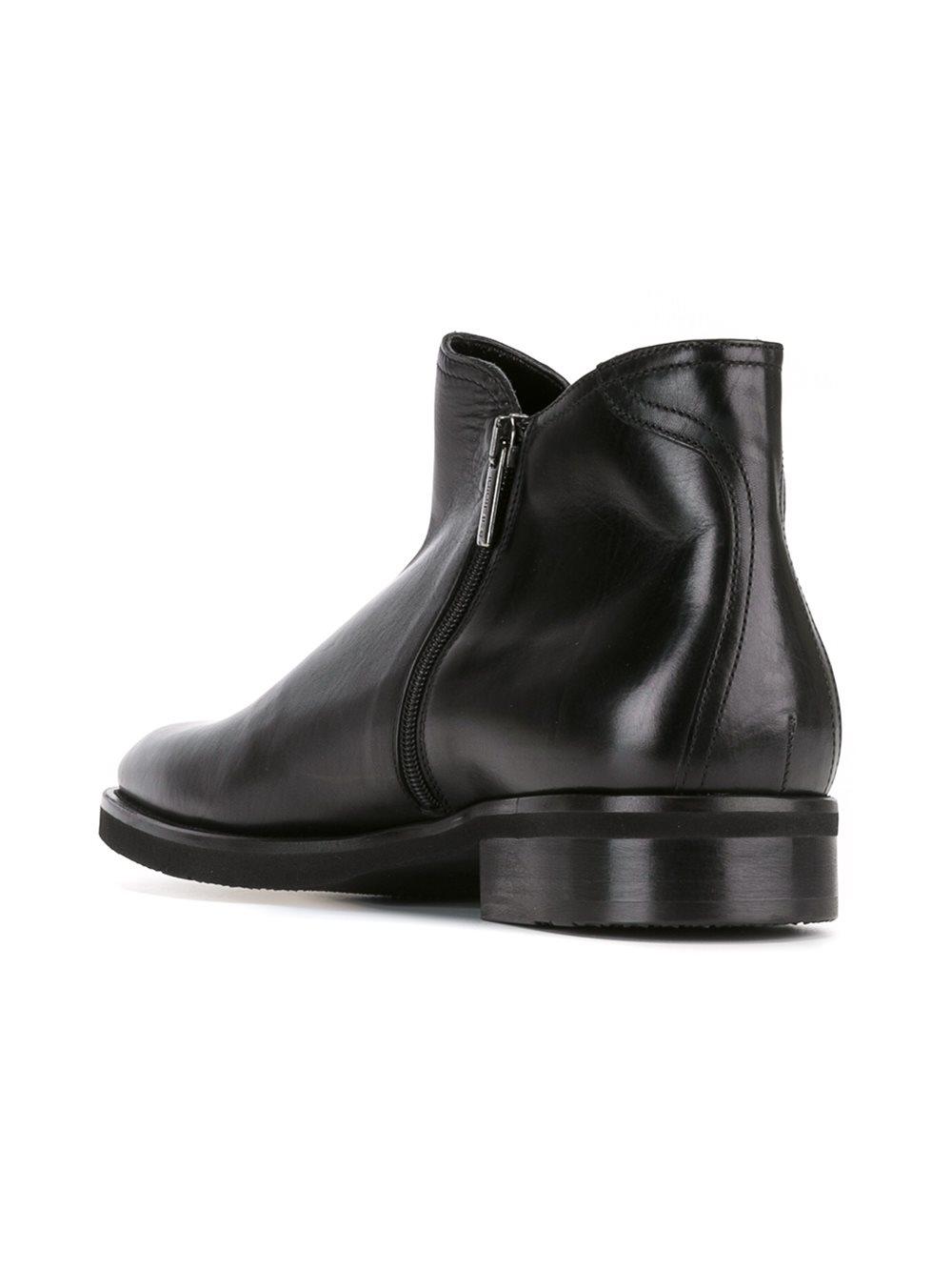 Baldinini Leather Chelsea Boots in Black for Men - Lyst