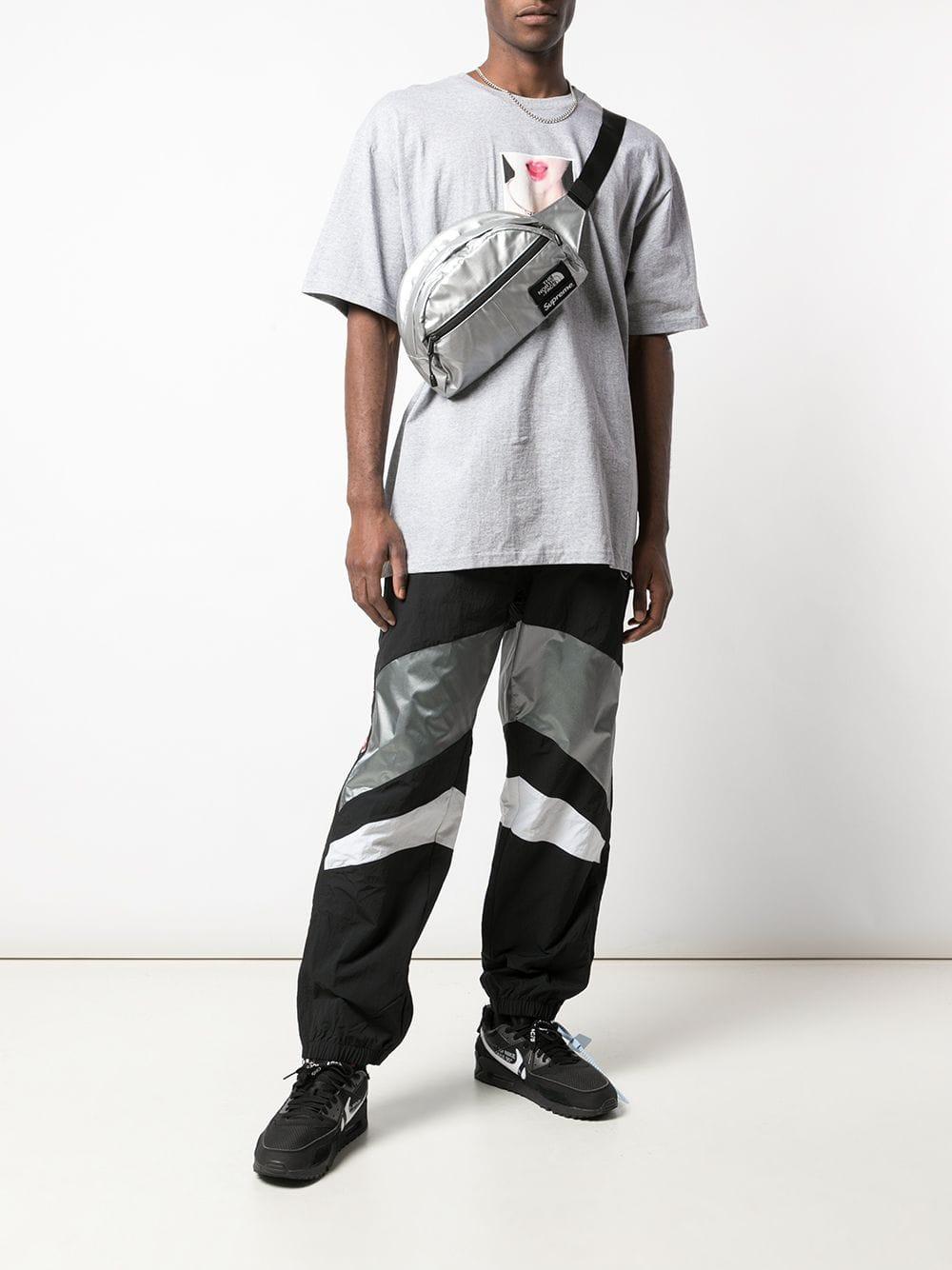 Supreme X The North Face Belt Bag in Silver (Metallic) for Men - Lyst