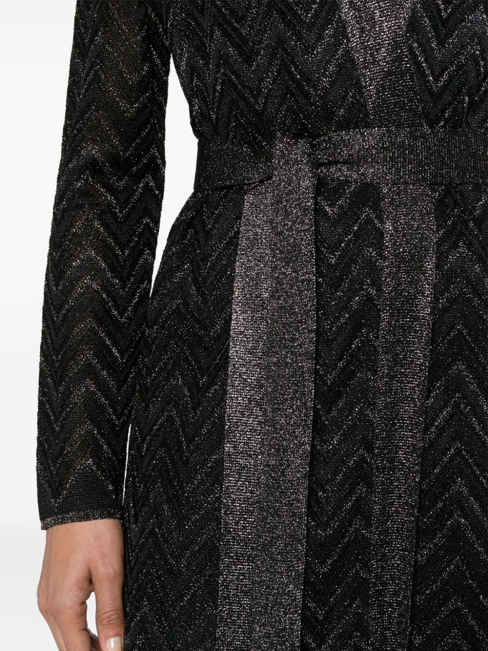 Missoni zigzag-woven long-sleeve cardigan - White