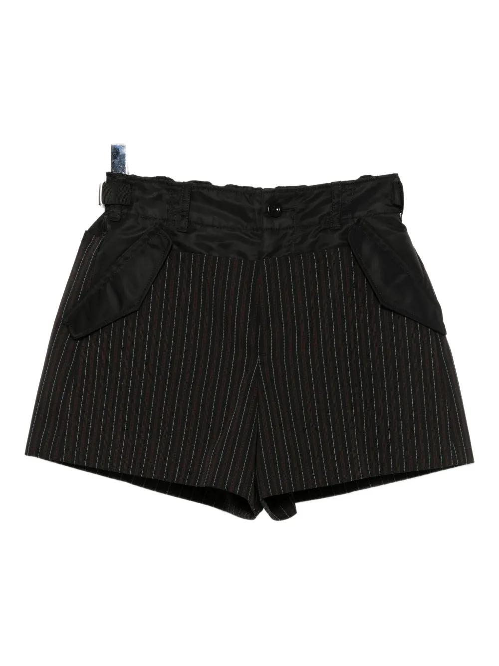 sacai ショートパンツ ブラック 2025AW SACAI＜サカイ＞ スーチング 
