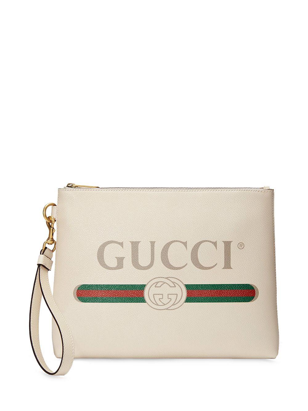 Clutch bag with logo by Gucci