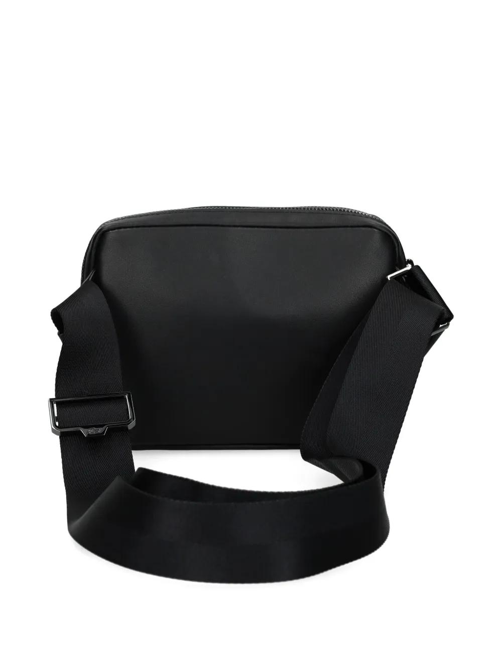 Lacoste Reporter Nomogramme Messenger Bag in Black for Men