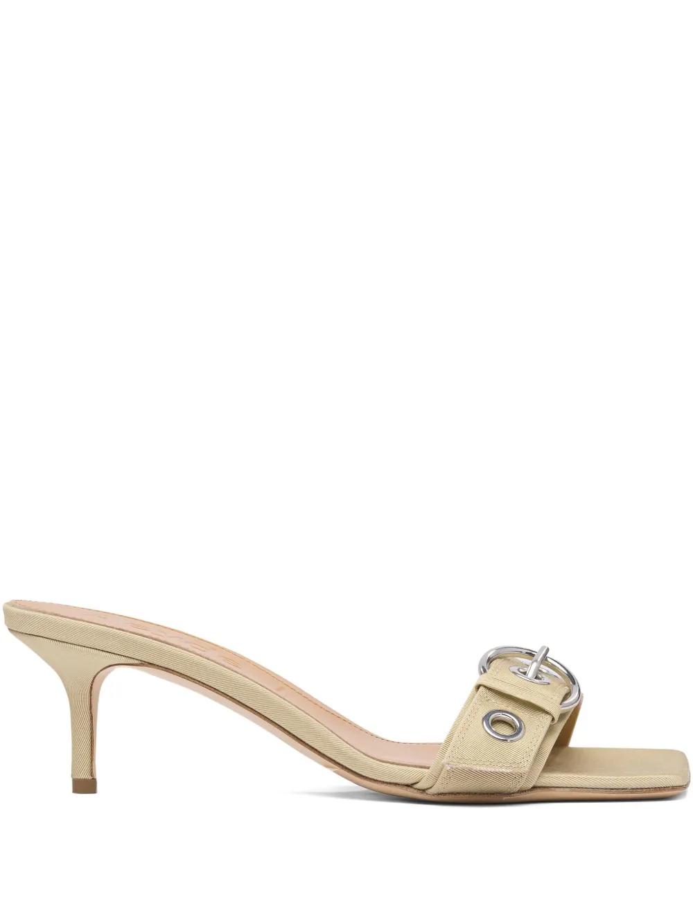 【関税込み】Aeyde ホワイト Ilvy レザー ヒールサンダル Ilvy Leather Mules – Aeyde