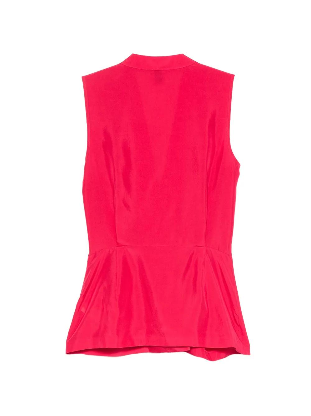 トップス Paul Smith 00s Red Rose Vest Paul Smith Sleeveless and tank tops for Women | Online Sale up to