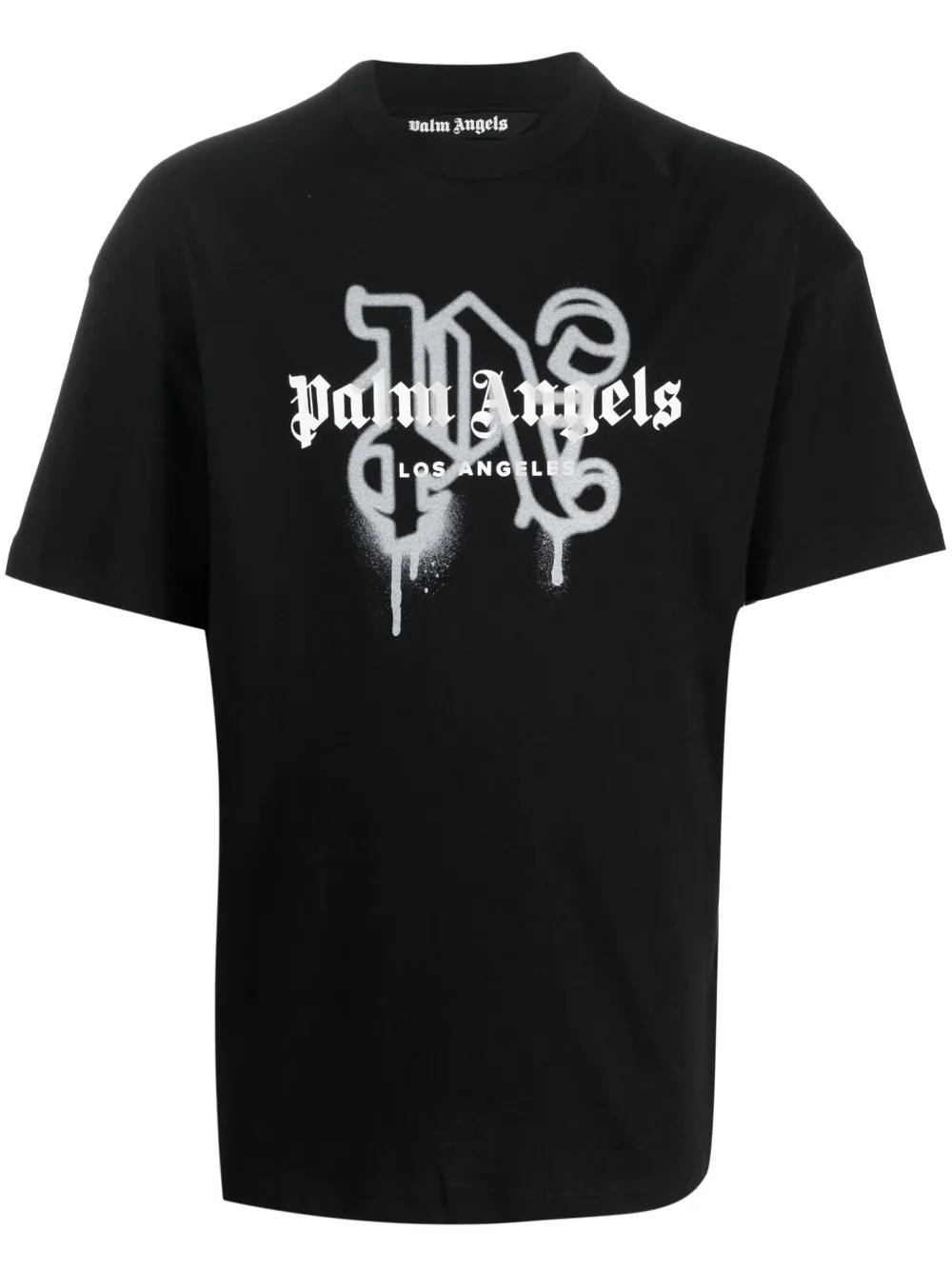 Palm Angels  BURNING MONOGRAM ロゴ Tシャツ Palm Angels - BURNING MONOGRAM T-SHIRT | HBX - Globally