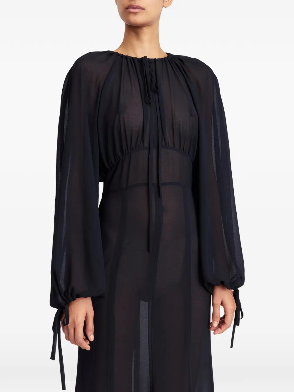 all black bandage dress V NECK 