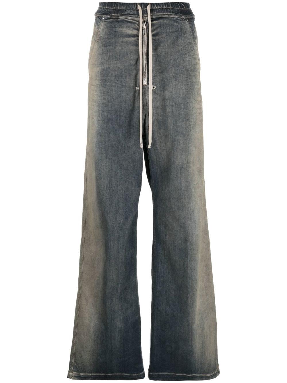Rick Owens Geth Belas Wide-leg Jeans in Blue | Lyst