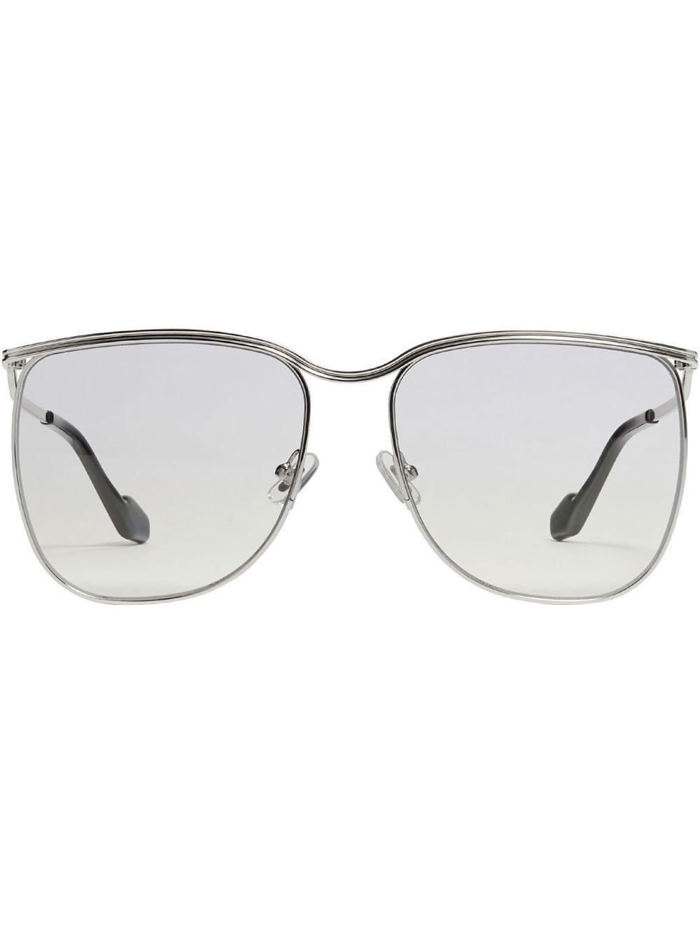 Gentle Monster Oversized-frame Sunglasses in Silver (Metallic) | Lyst UK