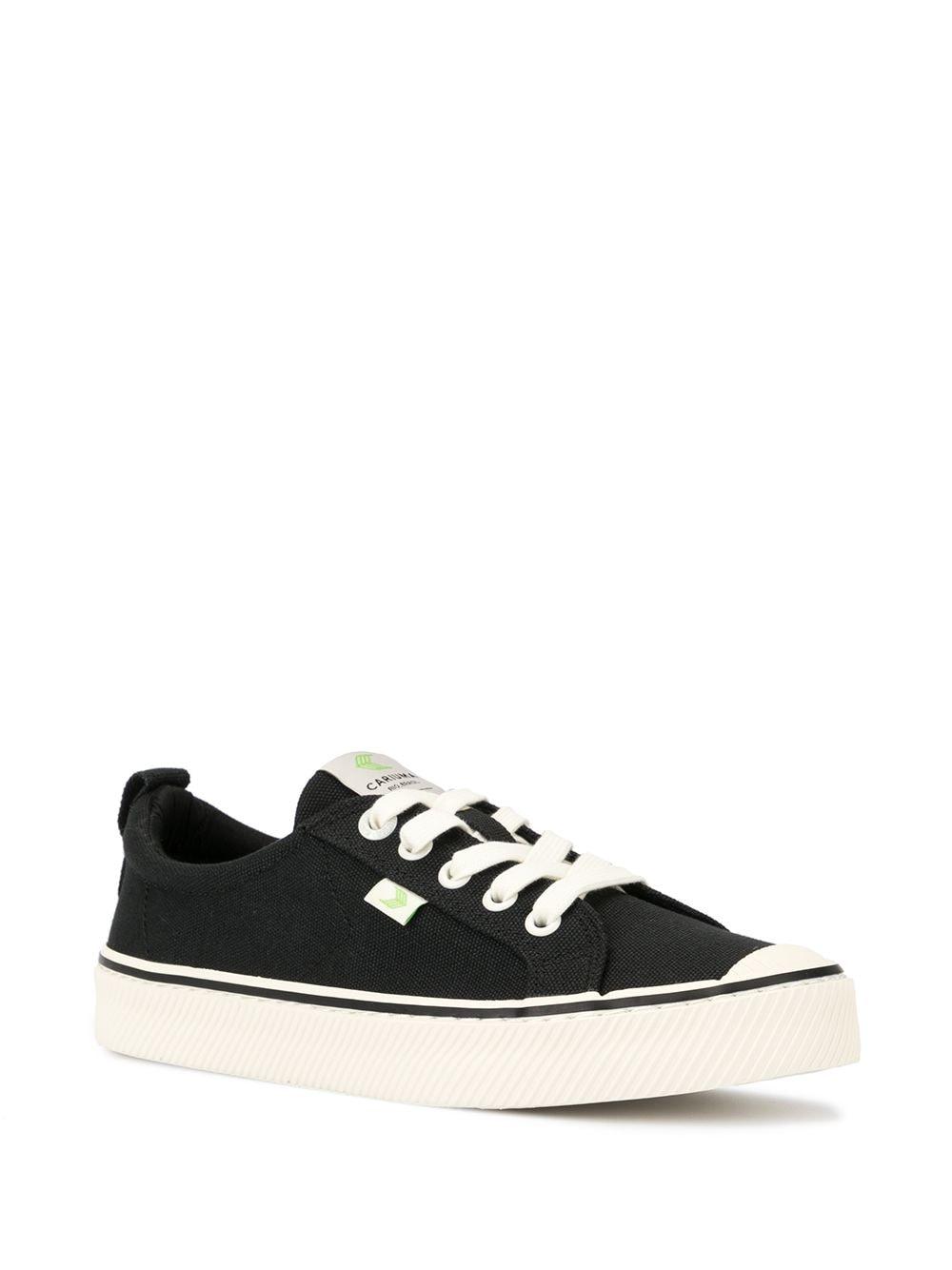 CARIUMA Oca Low Stripe Black Canvas Sneaker - Lyst