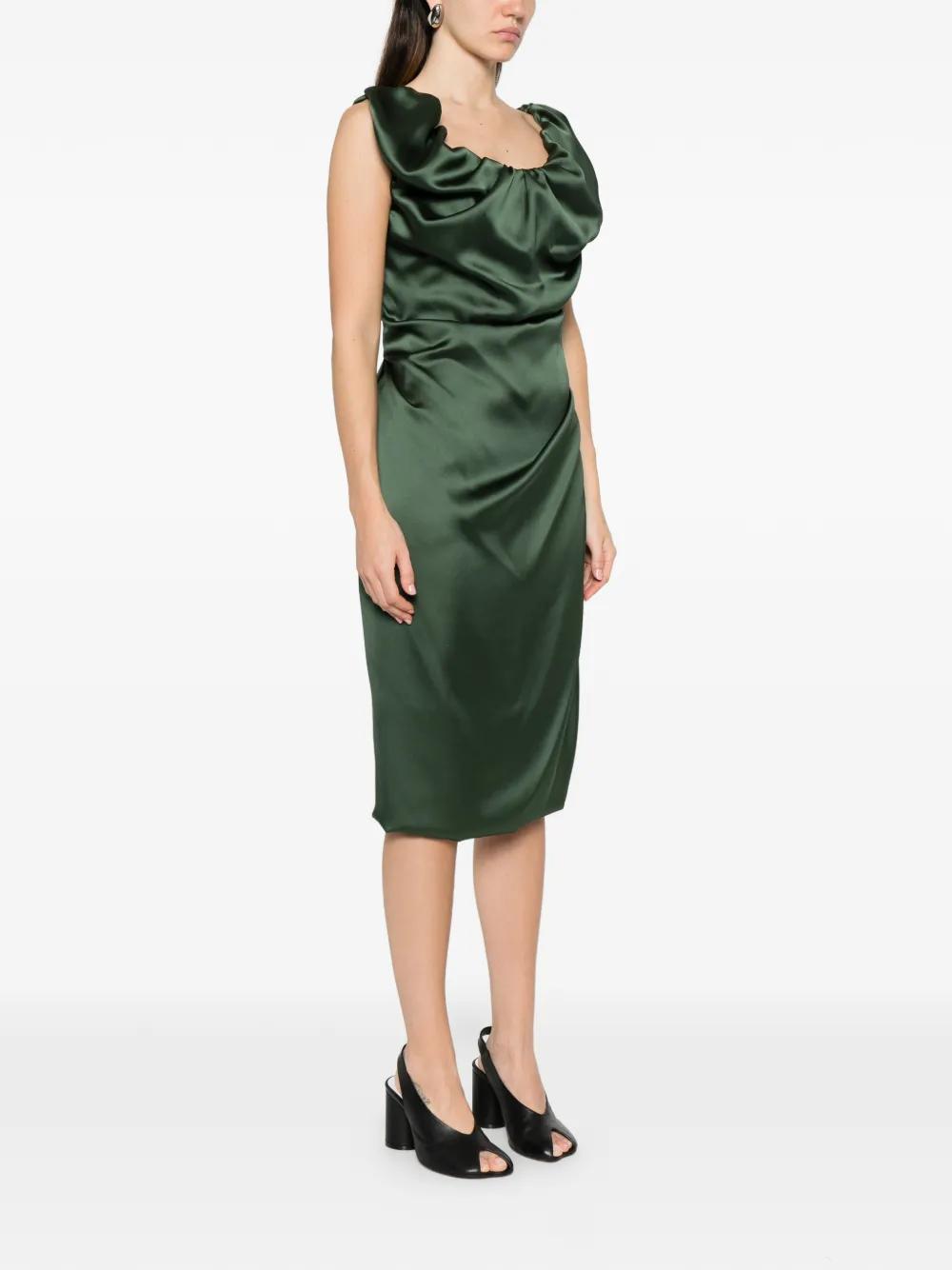 green emerald velvet dress Vivienne Westwood Bridal