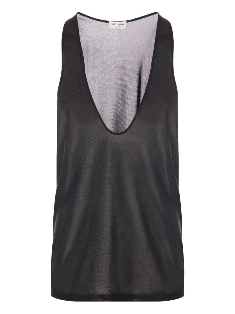 Men's Saint Laurent Sleeveless t-shirts | Lyst